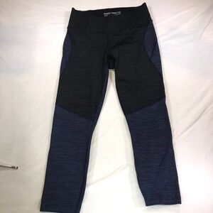 Outdoor Voices TechSweat 7/8 Leggings Navy Black Space Dye Colorblock Womens M